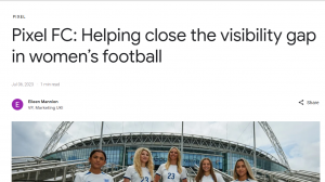 Helping football close the visibility gap