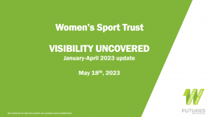 Women's Sport Visibility Report May 2023