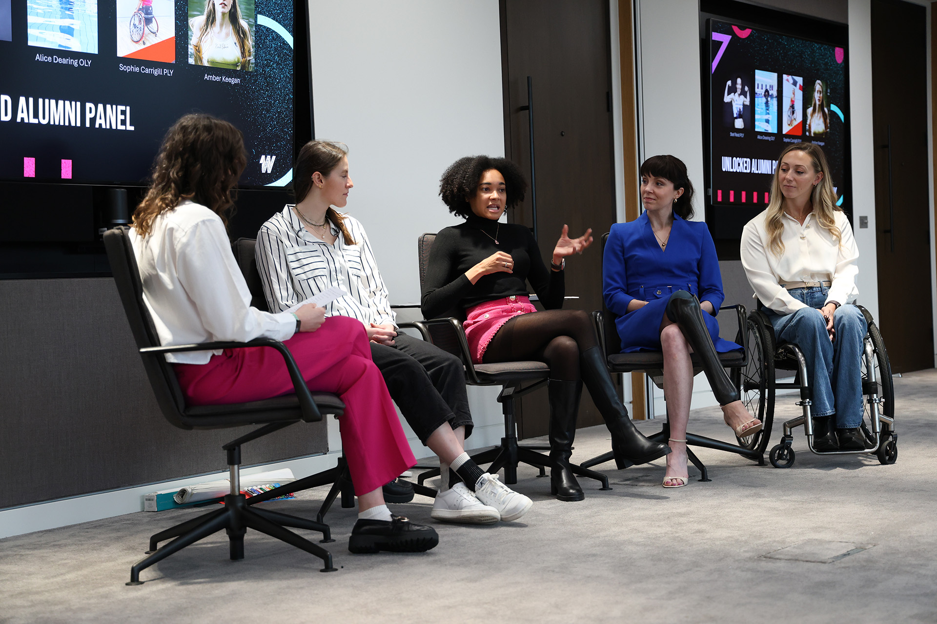 Unlocked athlete panel